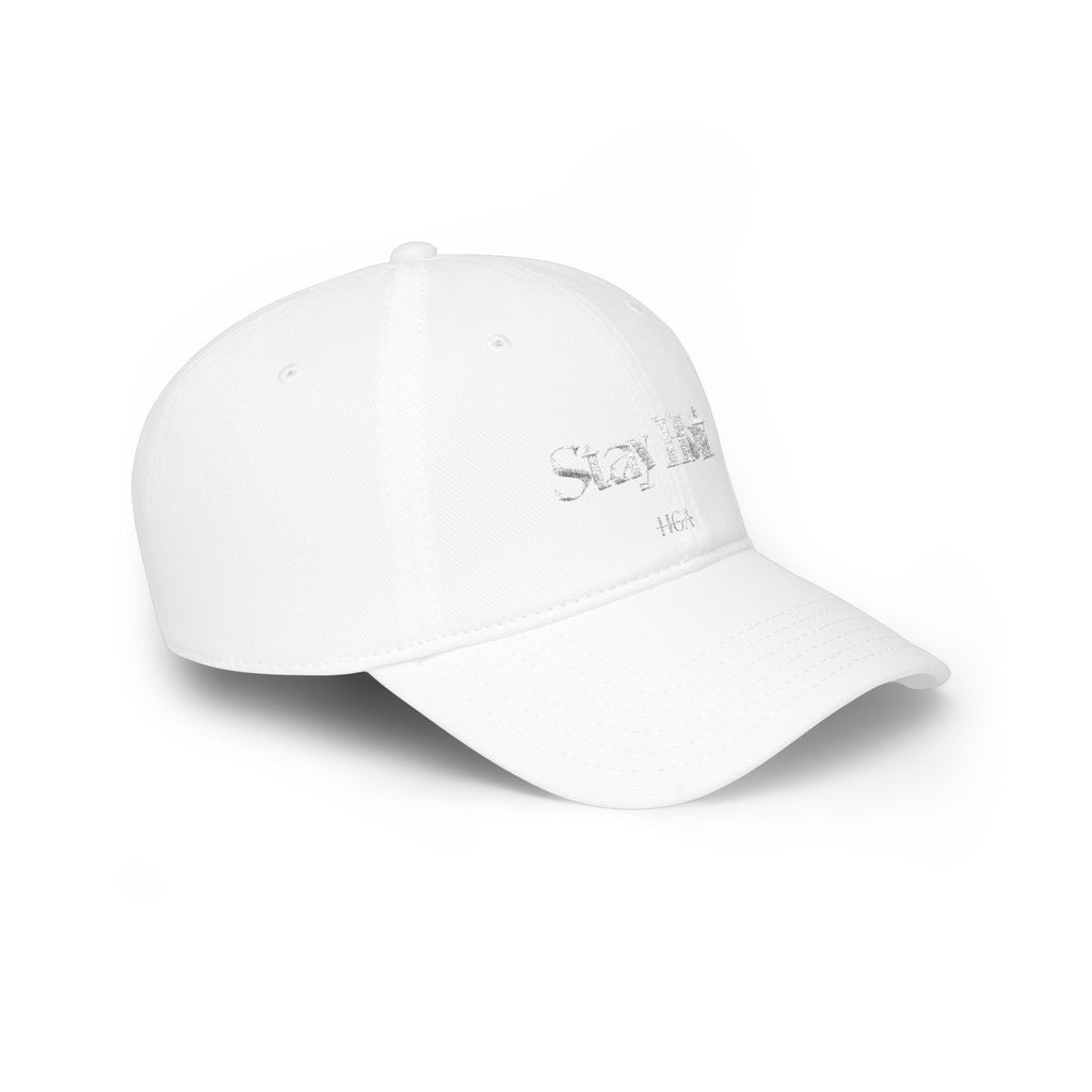 Stay Hot* | *don’t be ugly | white with white embroidery | Dad Hat