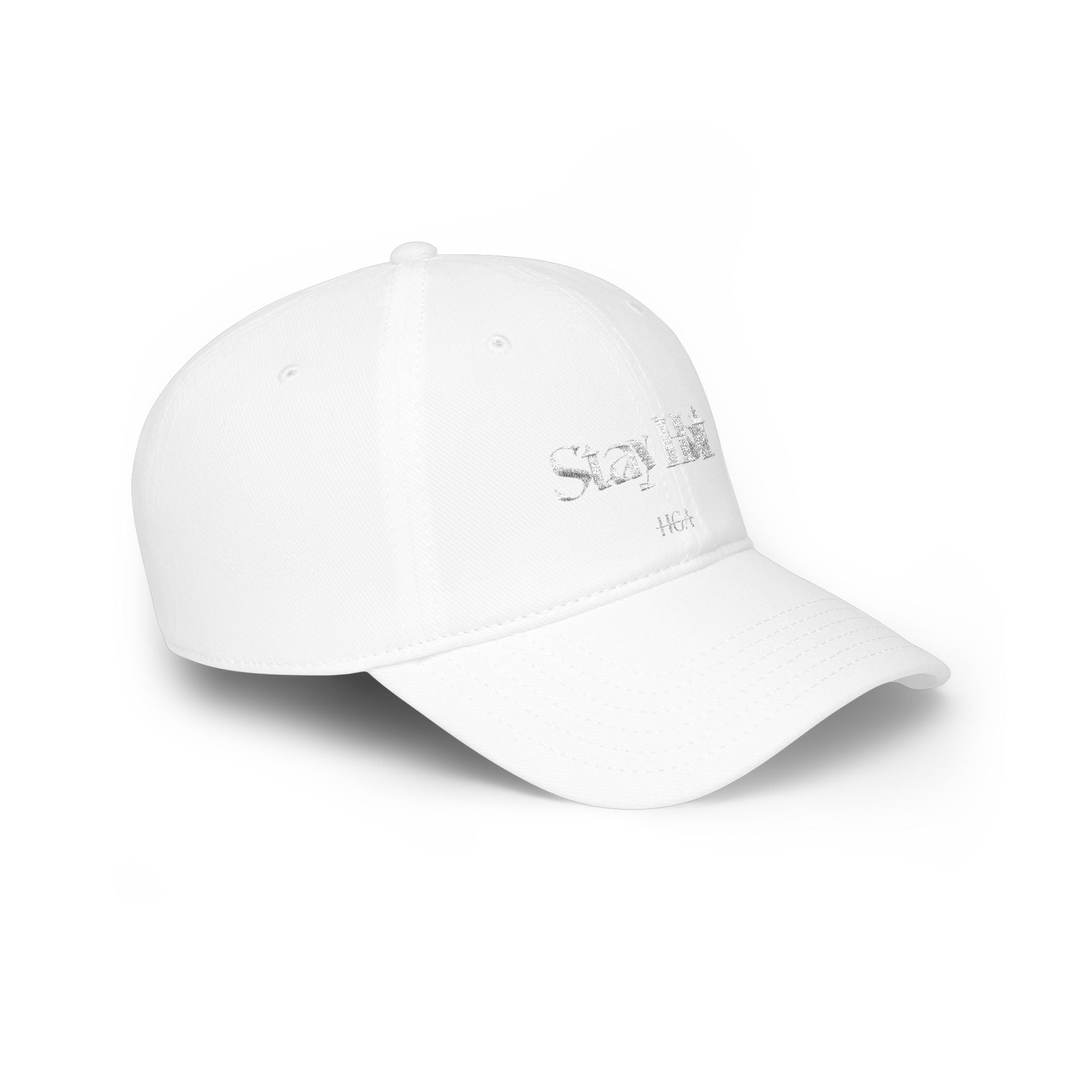Stay Hot* | *don’t be ugly | white with white embroidery | Dad Hat
