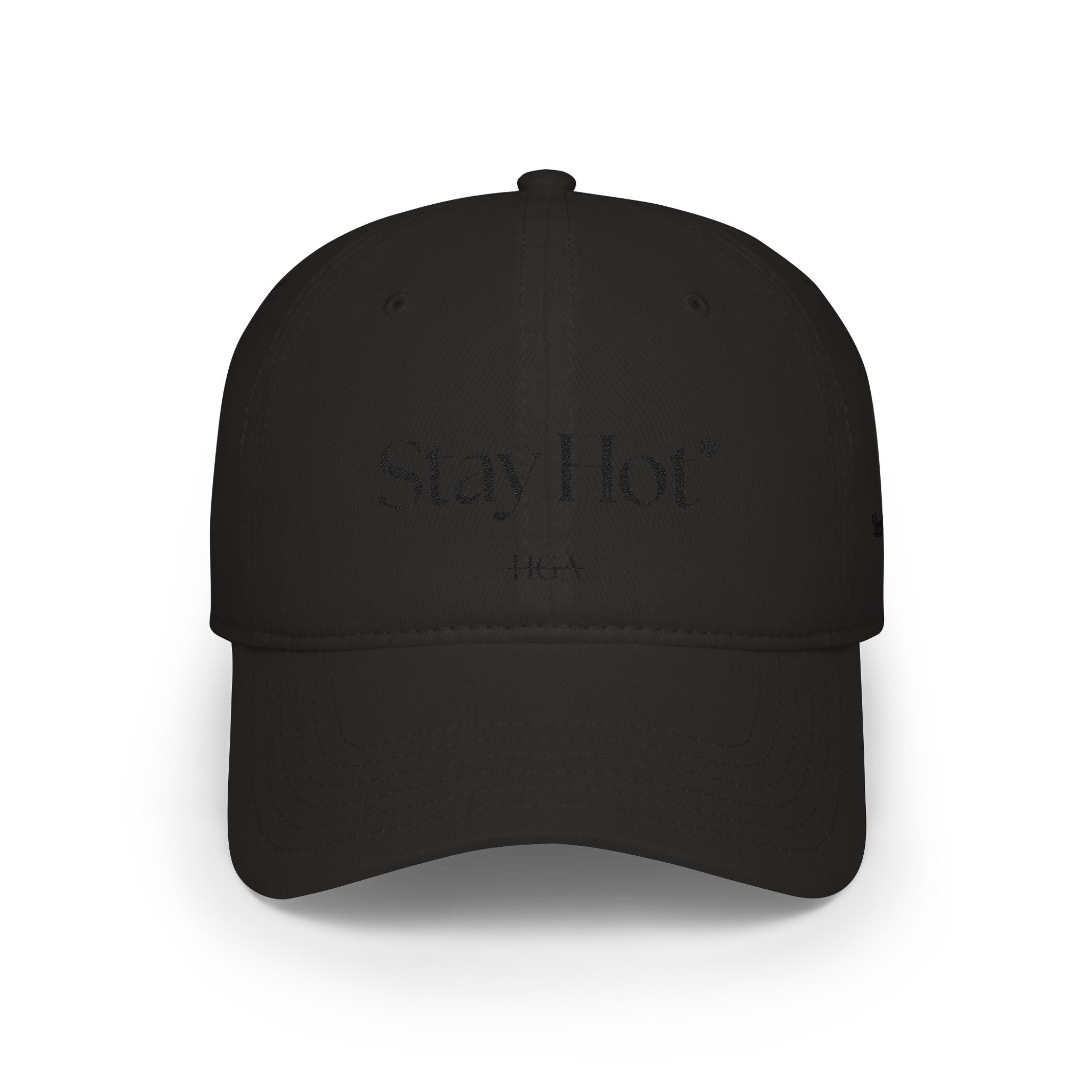 Stay Hot* | *don’t be ugly | black with black embroidery | Dad Hat