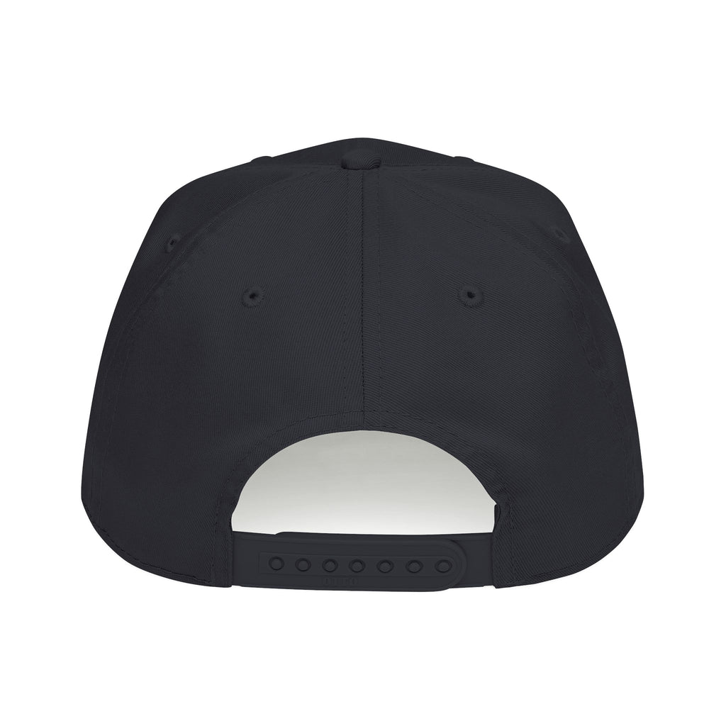 HGA Signature Embroidered Mid Profile Baseball Cap - black with white logo