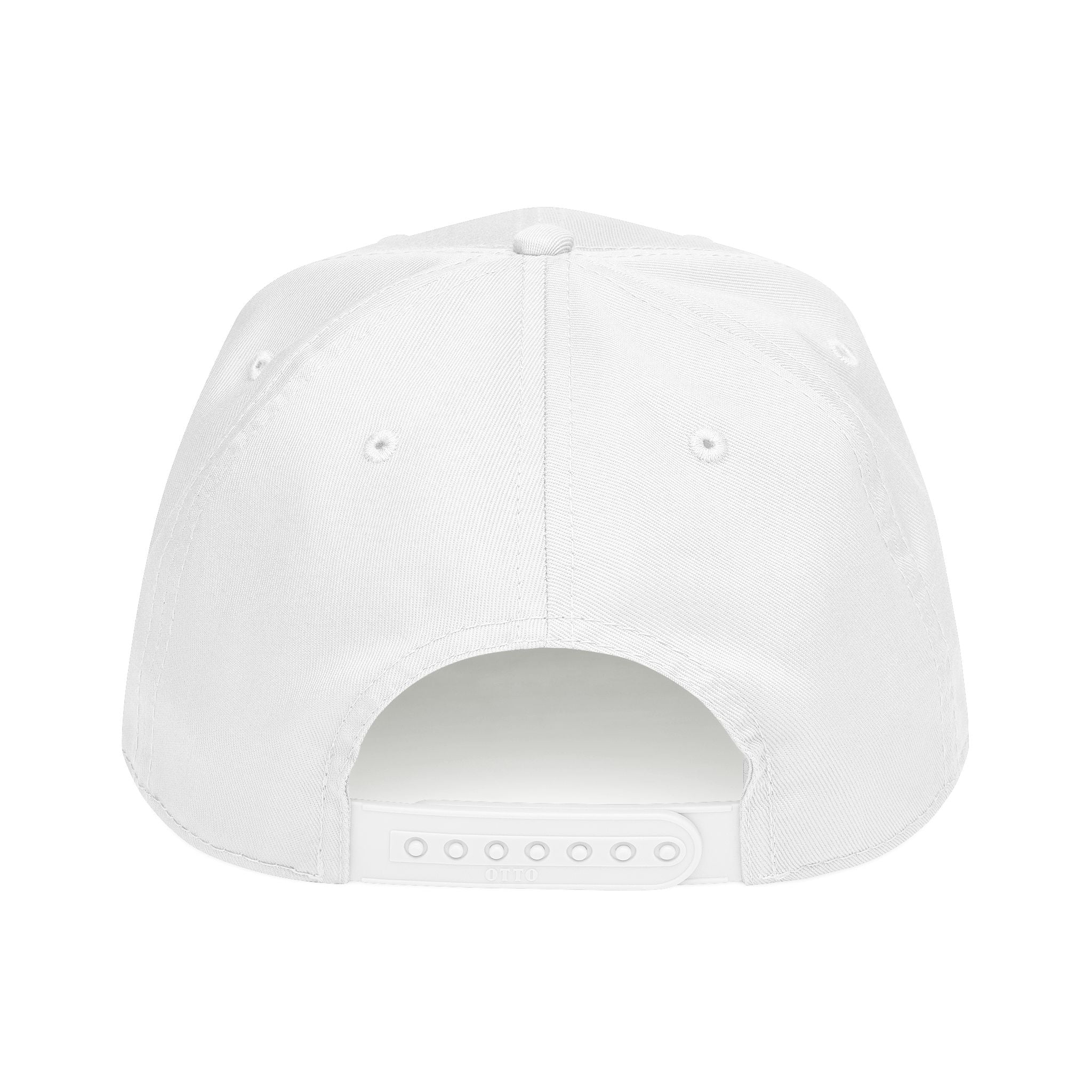 HGA Signature Embroidered Mid Profile Baseball Cap - white with black logo