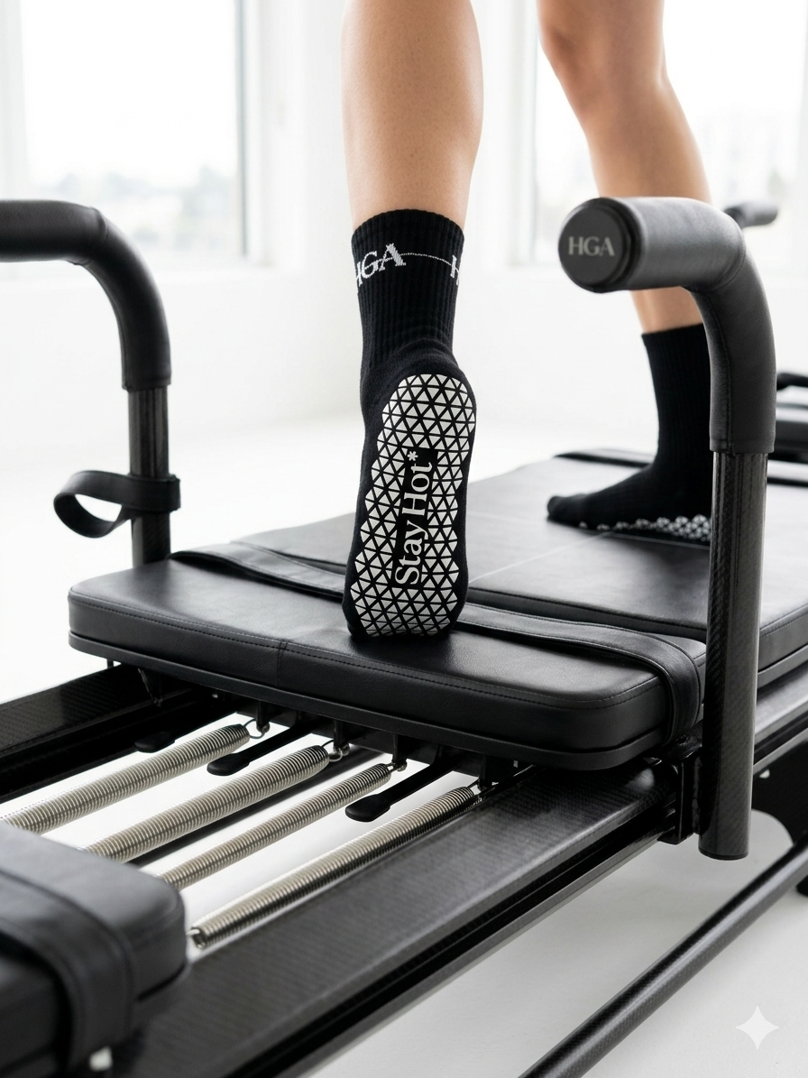 HGA Signature Grip Socks: Stay Hot* / *don't be ugly (BLACK)